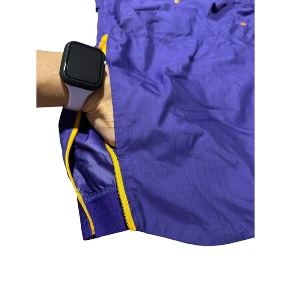 Nike LSU Tigers Dri Fit Jacket Full Zip Purple Yellow Size Small Men’s #AB15-1 - Picture 7 of 13